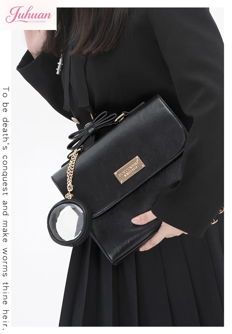 الشوكولاته البريطانية Lta حقيبة ثنائية الأبعاد عرض كوميدي صغير الغذاء حقيبة الطفل كلية نمط Jk موحدة الكتف حقيبة ساعي الإناث