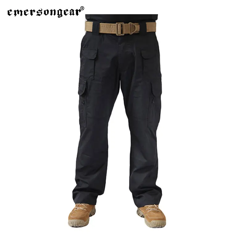 

Emersongear Tactical All Weather Outdoor Pants Mens Duty Urban Cargo Trousers Sports Airsoft Casual Hiking Hunting TC50/50 BK