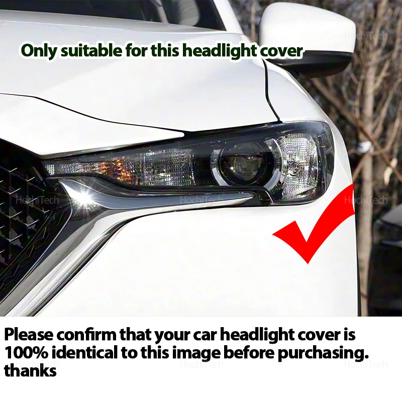 For Mazda CX-5 CX5 KF 2017 2018 2019 Auto Transparent Housing Front Headlights Lens Shell Glass Lamp Shade Mask Accessories view 2