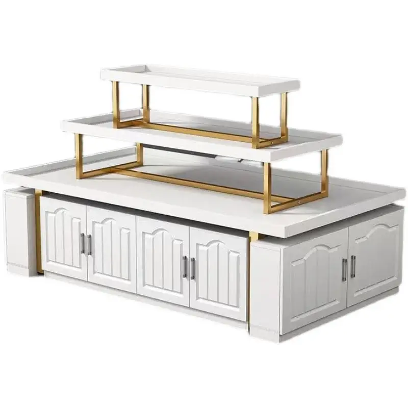 

Supermarket Nakajima Display Cabinet Cosmetics Promotion Desk Shoe Display Rack Stationery Shelf Stack Head Maternal