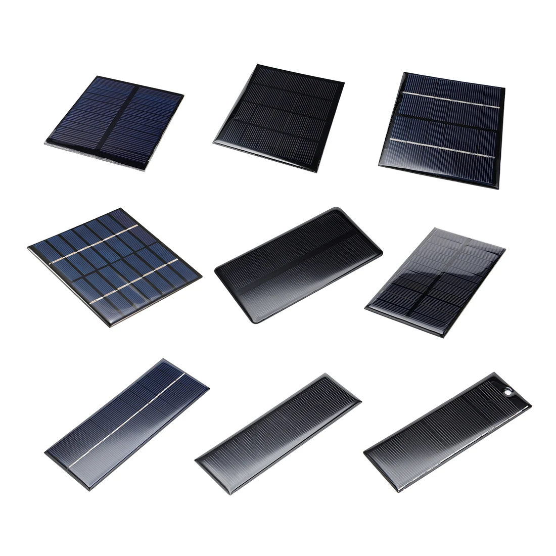 

5Pcs 4.5V 5V 5.5V 6V 7V Solar Panel Drop Glue Board DIY Solar Silicon Panels Board Polycrystalline Garden Light Power Accessory