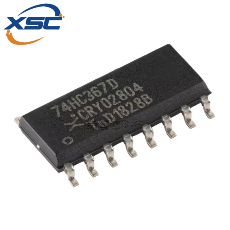 Nowy/Oryginalny 74HC367D,653 SOIC-16 Hex Buffer/Line Driver Tri-State