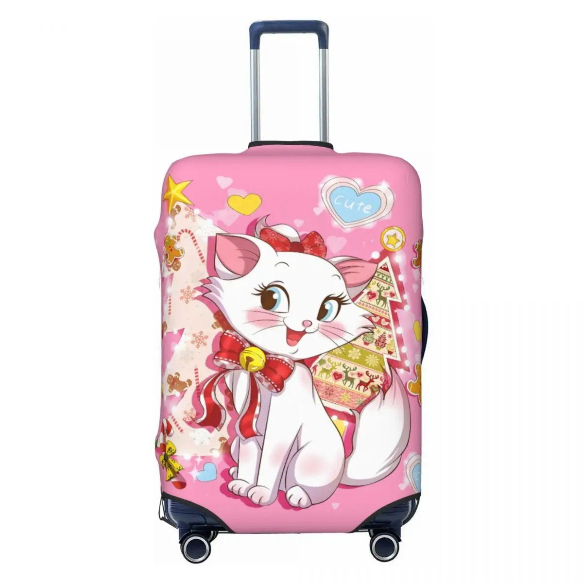 

Чехол для багажа с рисунком Мари, модный защитный чехол для чемодана, подходит для размеров 18-32 дюйма