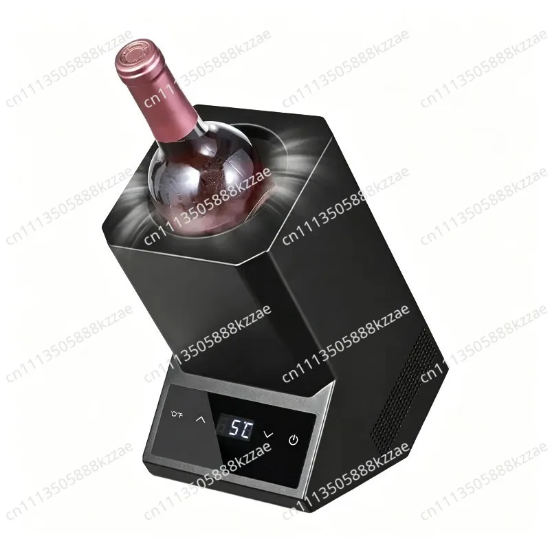 Wine Chiller  Stainless Steel Electronic Ice  Cooler Red  Rapid Cooling Cooler Temperature Control Adjustment