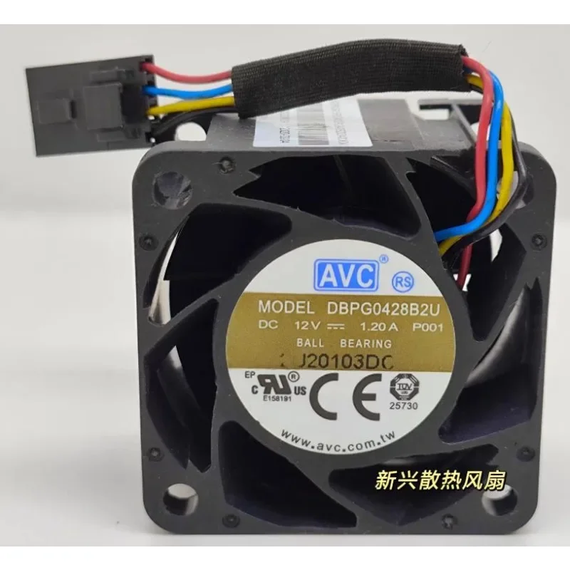 

Вентилятор для AVC 12 В 1,20 А DBPG0428B2U 4-проводной охлаждающий вентилятор сервера 40x40x28 мм