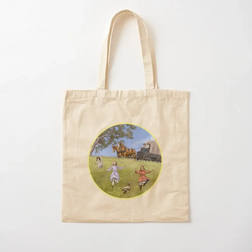 

Prairie Family Tote Bag Portable shopping bag sac pour femme Shopper handbag Tote Bag