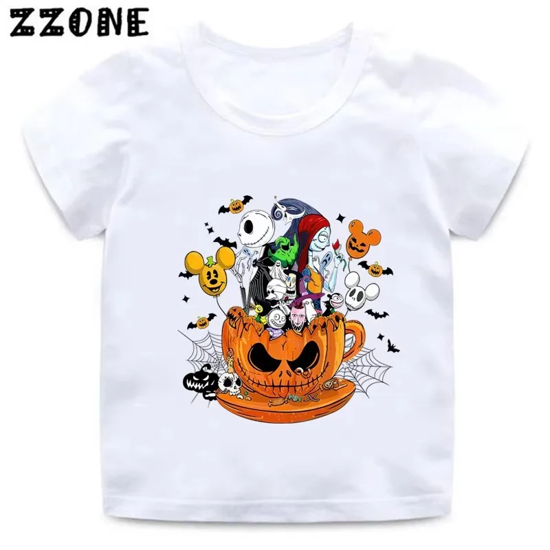 �The Nightmare Before Christmas“ – Jack Skellington – Halloween-Motiv – Kinder-T-Shirts, lustige Mädchenkleidung, Jungen-T-Shirts, Baby-Oberteile, ooo5901. – Detail 5