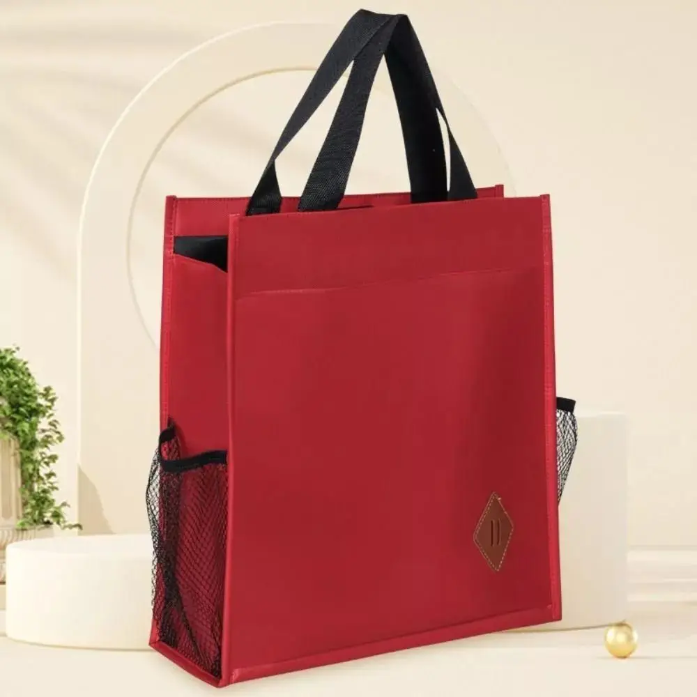 Multifunction Large-capacity Tote School Bag 3-Layer Oxford Cloth Tutorial Bag A4 File Bag Students