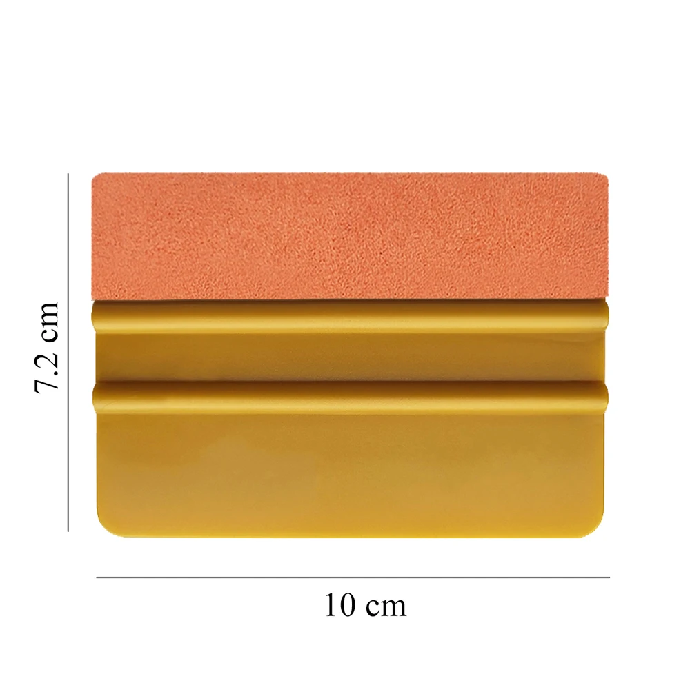 5pcs Gold Multi Plastic Scraper Carbon Fiber Foil Vinyl Film Wrapping Squeegee Window Tinting Tools Auto Car Cleaner 5A62S