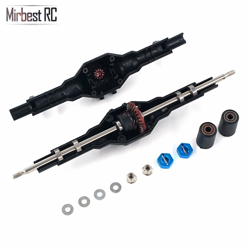 Metal differential gear front rear wave box Hydraulic Transmission Box RC car accessories For WLtoys 12428 12423 Upgrade parts