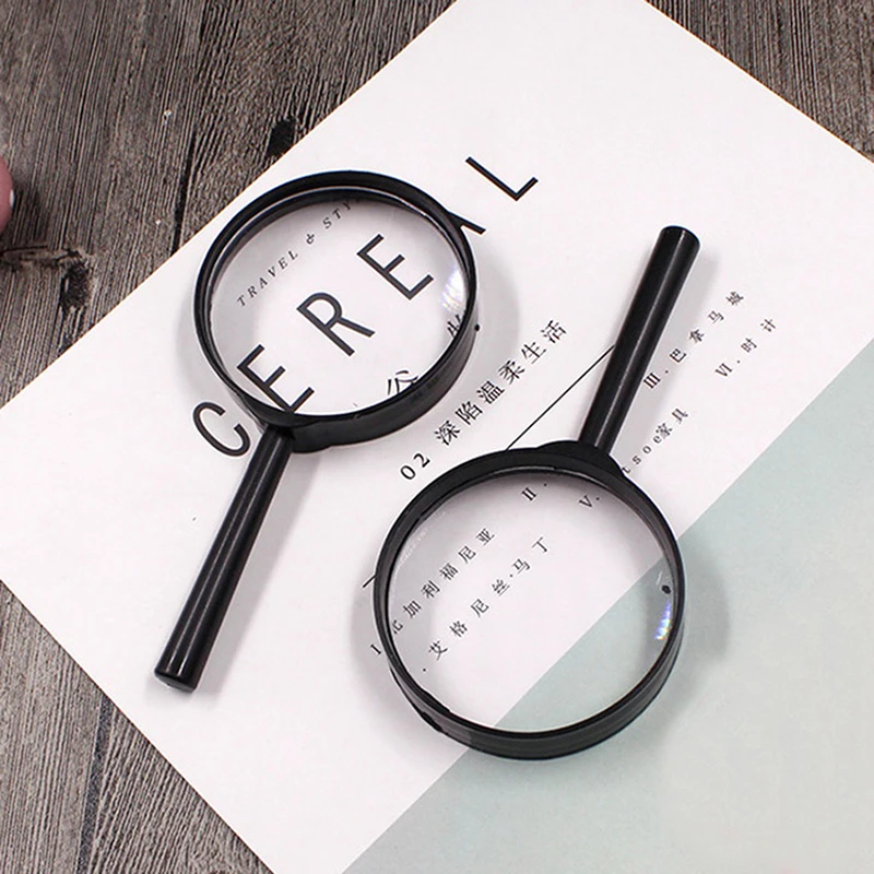 1PC Magnifier 60mm Hand Held 5X Magnifying Loupe Reading Glass Lens Magnifiers For Reading Diameter 60MM