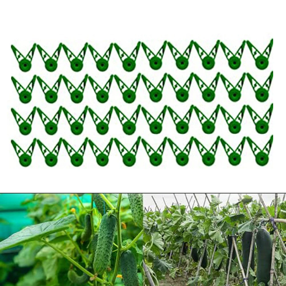 40-PCS Plant Branches Bender Training Clips Garden Stem Trainer Clips 360 Degree Adjustable-Planter Holder Versatile 2025 New