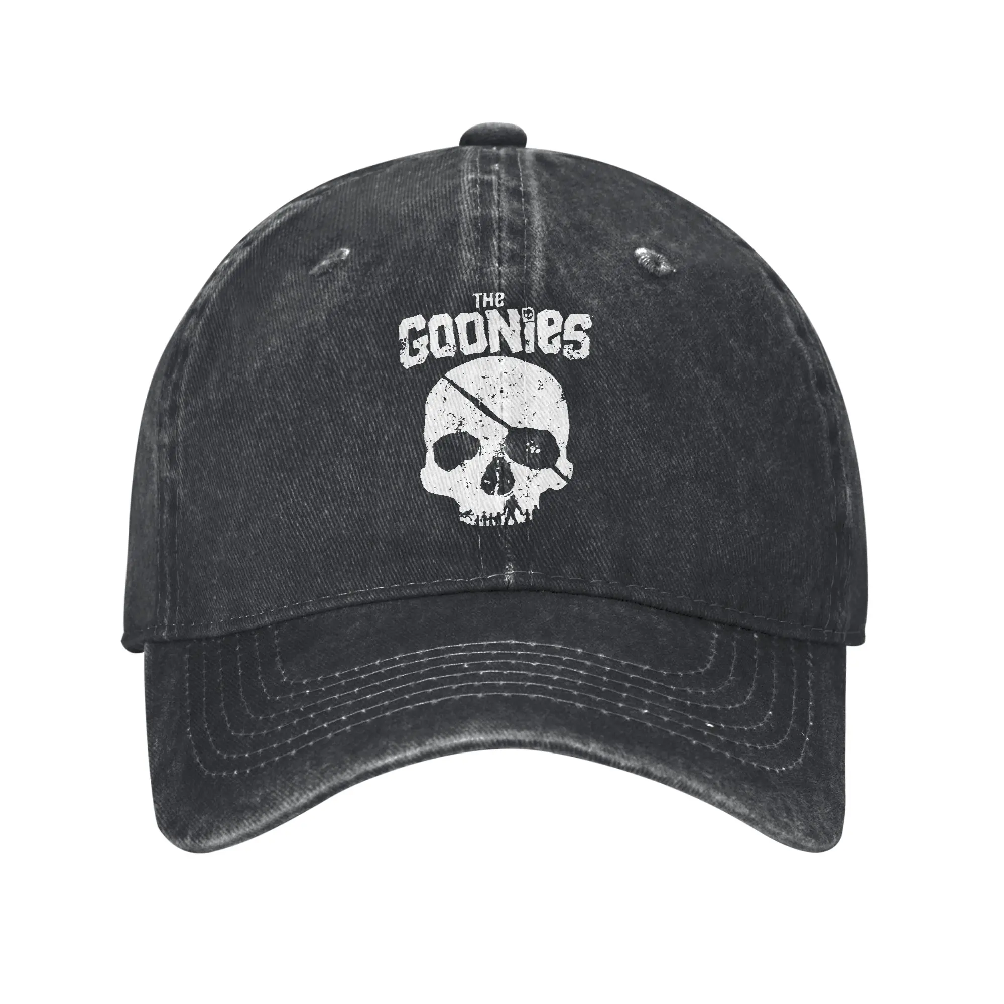 Винтажные бейсболки The Goonies для мужчин и женщин, джинсовые кепки с эффектом потертости, для активного отдыха, регулируемые по размеру