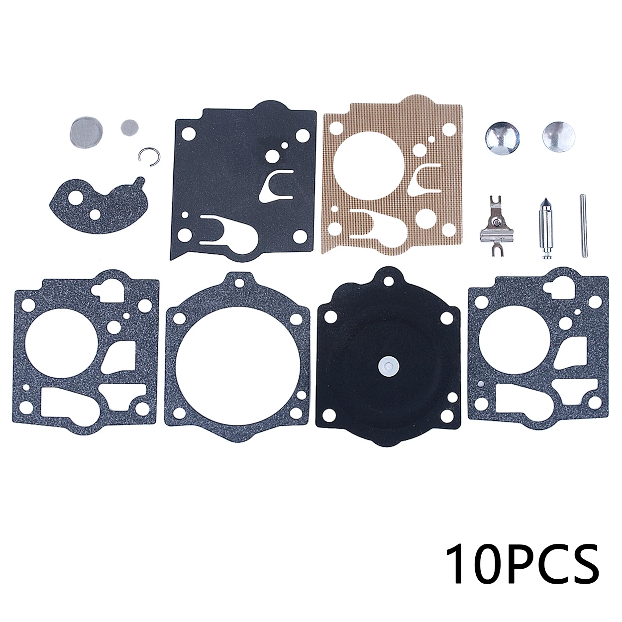 10pcs Carburetor Repair Rebuild Kit for K10-SDC McCulloch Mac Promac 700 8200 PM 10 10-10 Homelite Echo Part