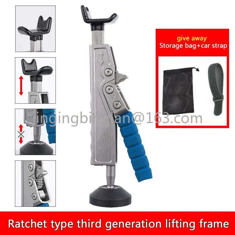 Portable Motorcycle Jack Frame Lifting Double Rocker Arm Chain Washing Tire Removal and Maintenance Universal