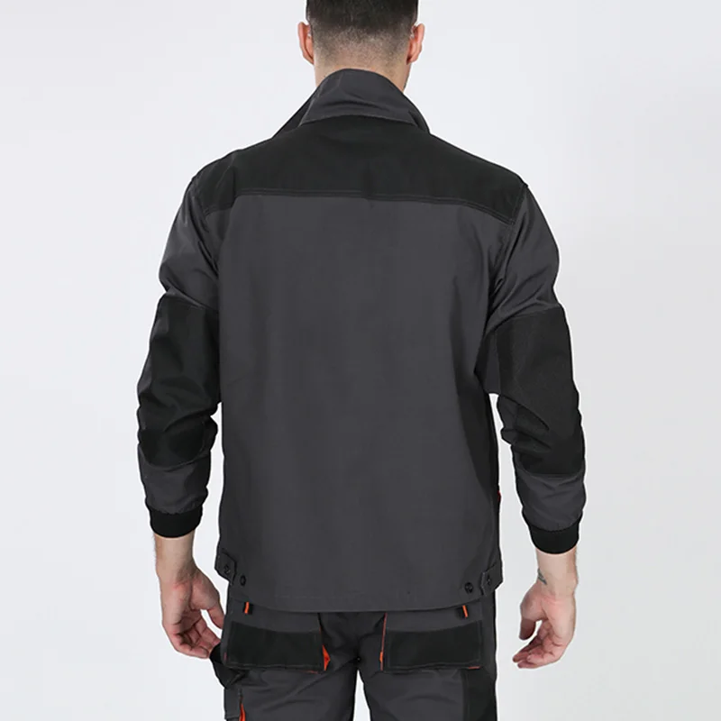 Labor Insurance Clothing Polycotton Spring And Autumn Men's Work Clothes Wear-resistant Welder Jacket