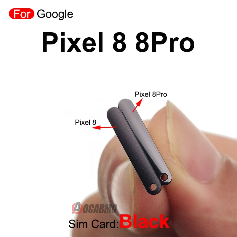 Black SIM Card Sim Tray Slot For Google Pixel 8 8Pro Pro Replacement Parts