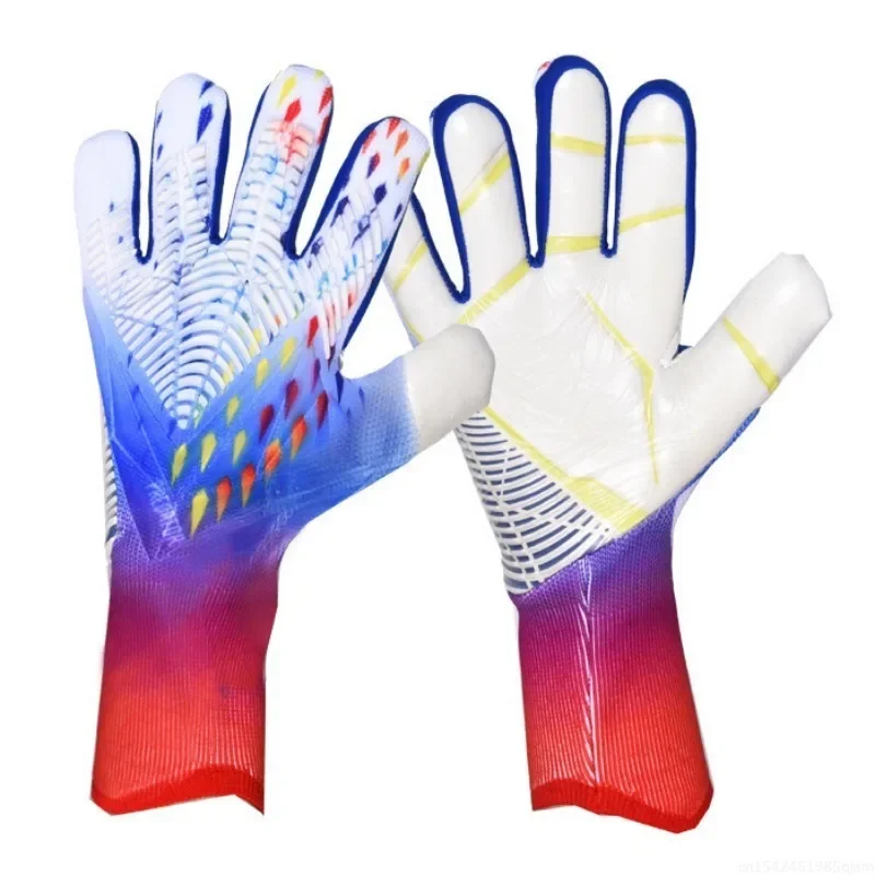 Professional Latex Football Gloves Soccer Ball Goalkeeper Gloves Kids Adults Thickened Football Goalie Fingers Protection Gloves