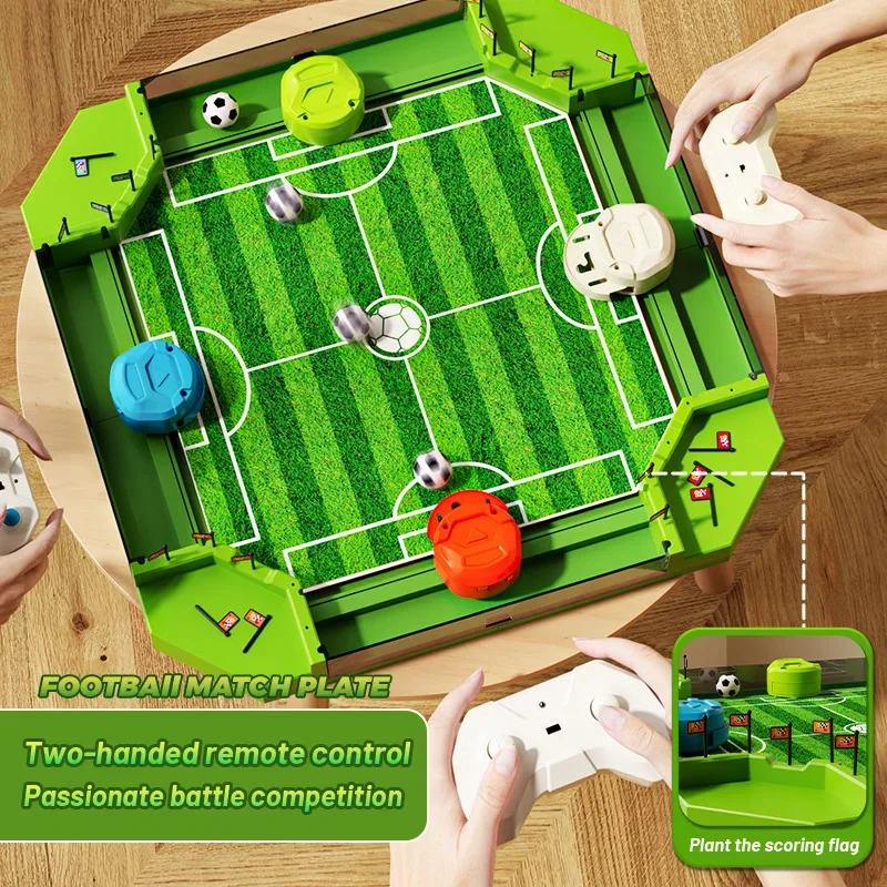 Mini gioco da tavolo di calcio per quattro giocatori Pachinko Calcio Portiere Pinball Competizione Gioco di società sportiva. Richiesta autoassemblaggio