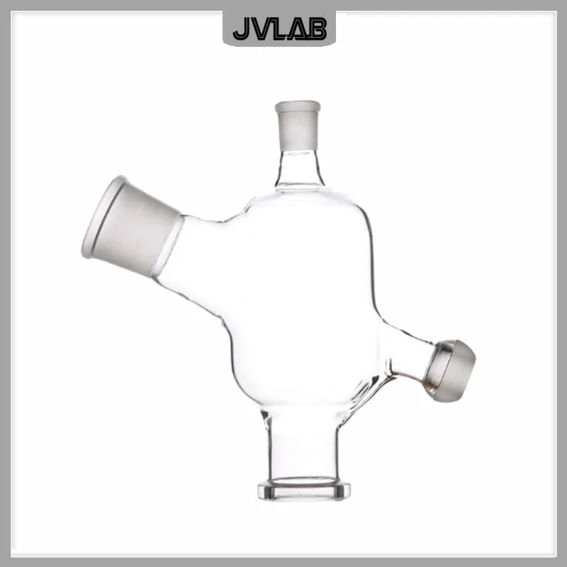 Rotary Evaporator Accessories Laboratory Glassware Four-way Glass Connector for RE-5205 Model