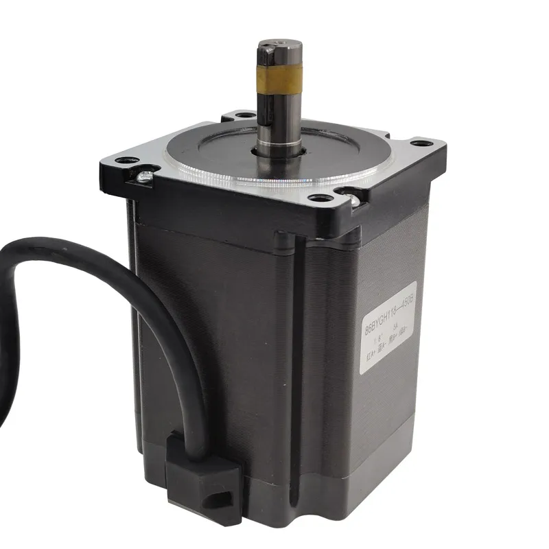 86 خطوة المحرك NEMA34 4.5Nm 6.5Nm 8.5Nm 12Nm 6.0A محرك متدرج D14mm 2 المرحلة لآلة الحفر باستخدام الحاسب الآلي عزم دوران عالي 86BYG DM860H #4