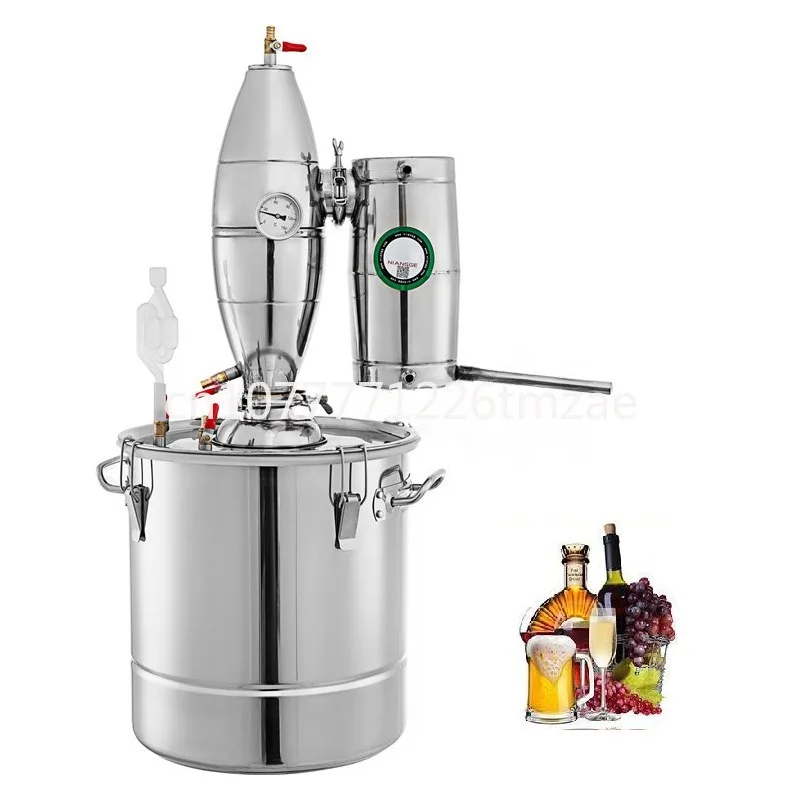 Alcohol Beer Yellow Wine White Wine Wine Multifunctional Fermentation Tank Electric Distilled Water Machine 220V 20/30/50/70L