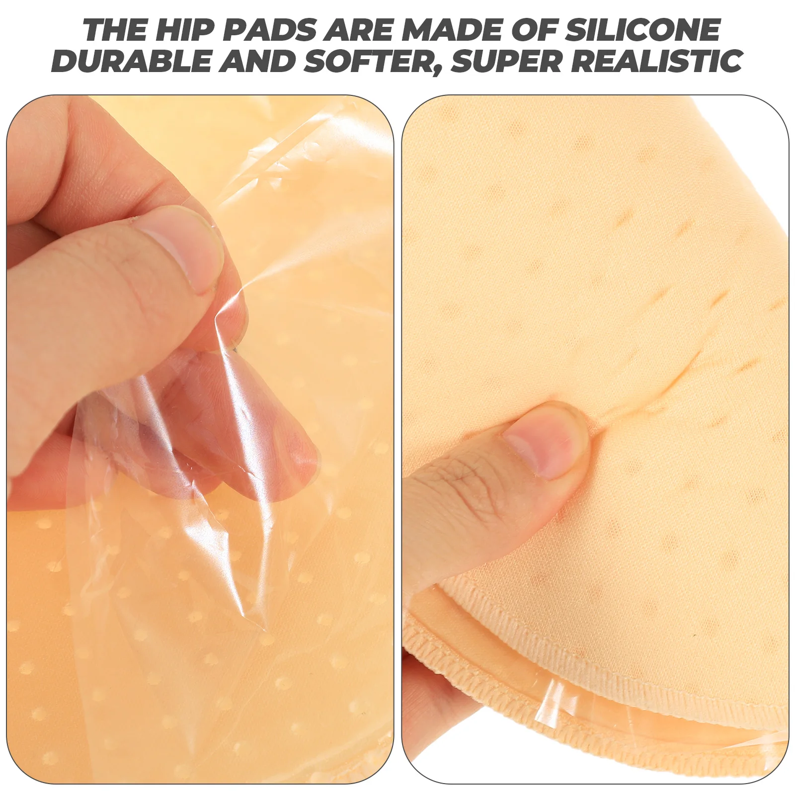 

2Pcs High-Grade Silicone Hip Lifting Pads Comfortable Butt Enhancer Girl Supply