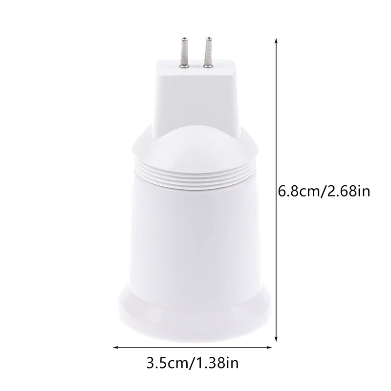 1Pcs MR16 G5.3 To E26/E27 Plug-in Lamp Holder Changed To Threaded Lampholder Lamp Holder Converter Adapter Screw Socket
