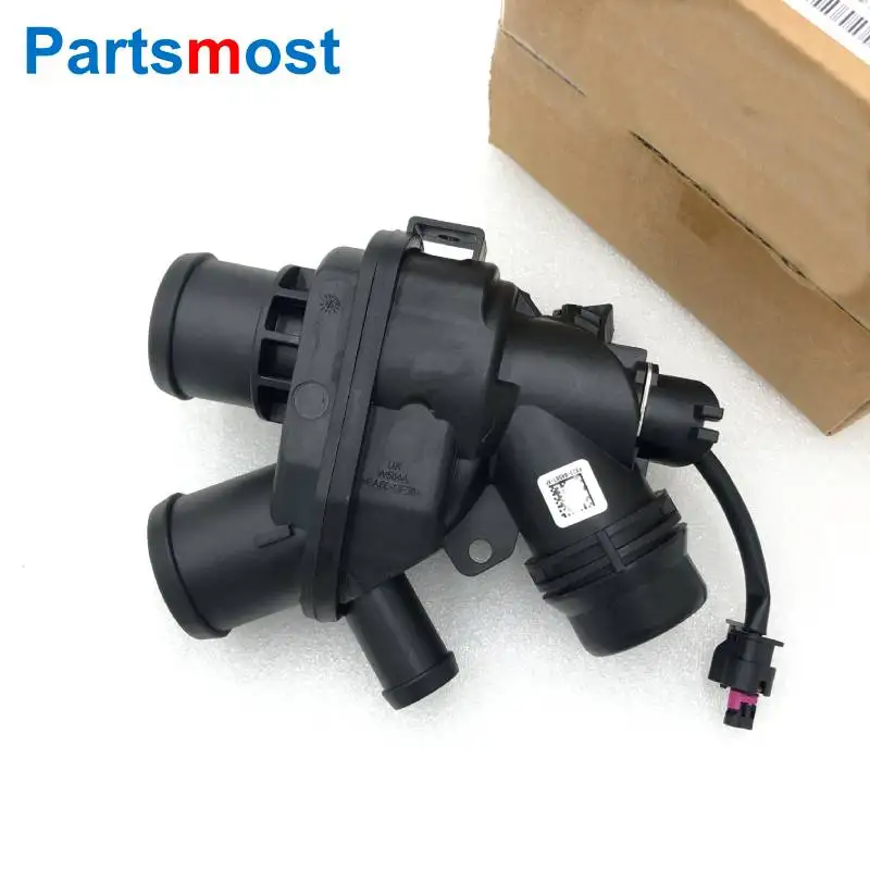 

3.0 V6 Petrol Coolant Thermostat Housing w/ Sensor for Range Rover 13- RR Sport 14- New Discovery Velar LR062498 107288 LR117568