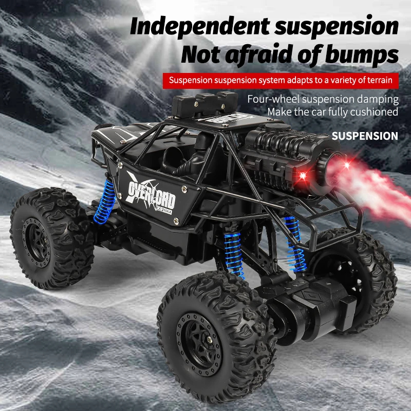 NUOVO 4WD Auto telecomandata 1:18 Off Road RC Buggy Truck con luci a LED per bambini Ragazzi Ragazze Giocattolo Regalo Indoor Outdoor Racing Drift