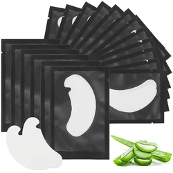 Parches para extensión de pestañas, almohadillas de maquillaje, pegatinas de punta, suministros para extensión de pestañas, 50 pares