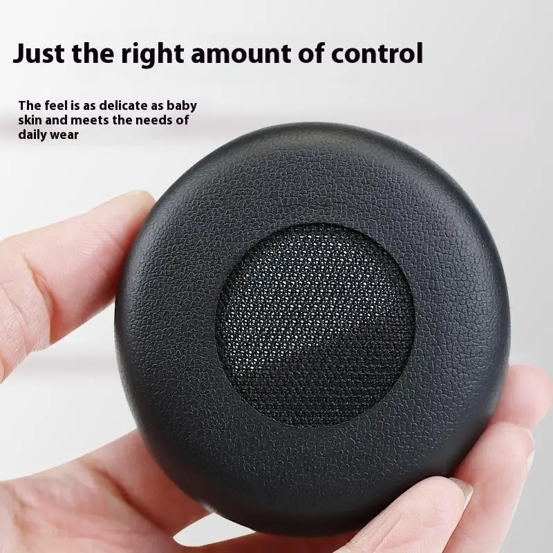 Oreillettes de remplacement en cuir protéiné pour écouteurs Jabra Evolve 20, 20se, 30, 30II, 40, 65, 65+