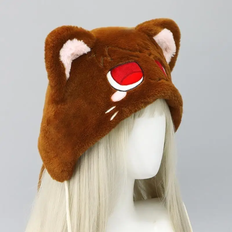 Adult Plush Ear Hat Outdoor Christmas Ear Protect Hat for Girls Y08E