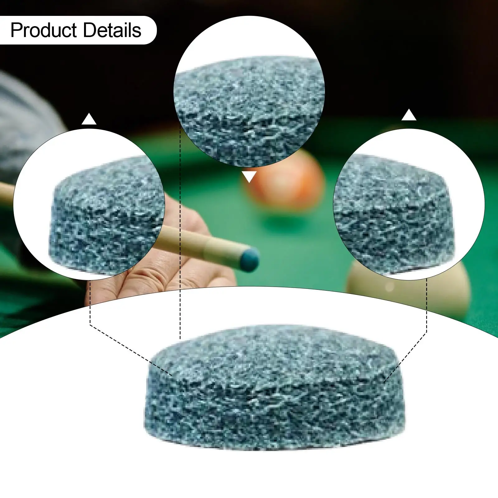 Punte per stecche da biliardo da 20 pezzi Accessori multiuso Strumenti di ricambio per riparazioni per feste