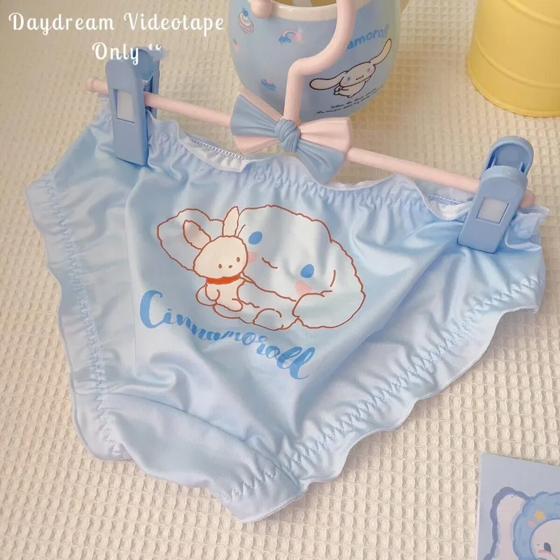 Sanrio mutandine Cartoon giapponese dolce e carino Cinnamoroll personalità ragazza biancheria intima studente di seta di latte Lolita triangolo Panty