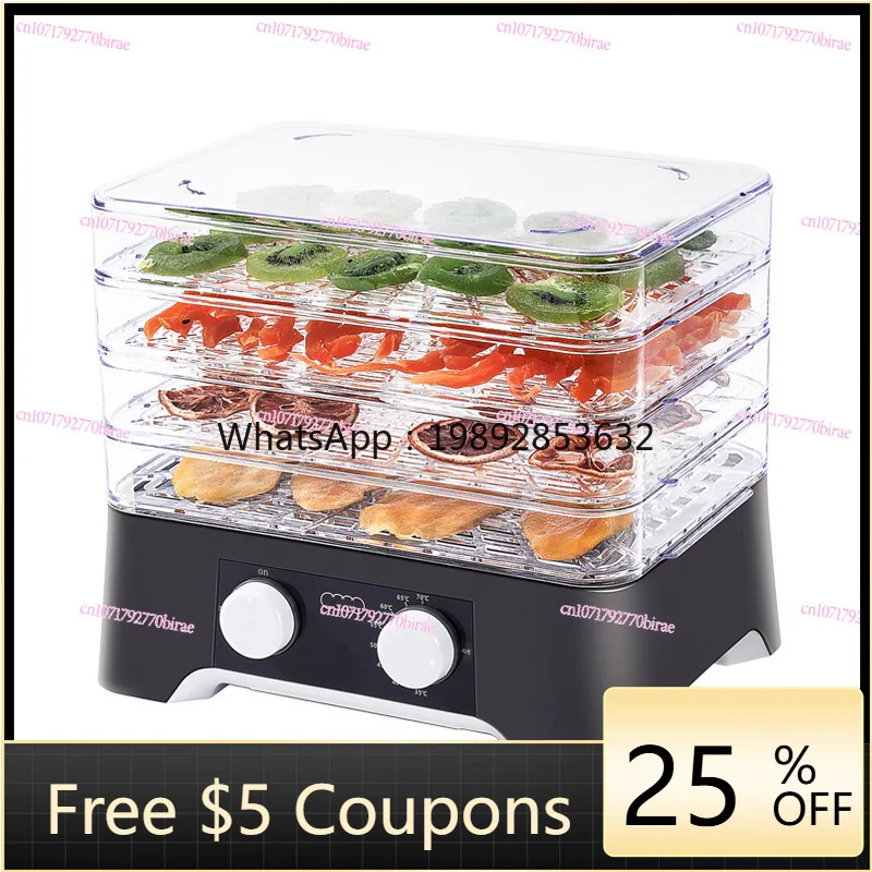 Fruit Dryer Pet Snack  Small Household Vegetable Fruit Meat Air Dryer