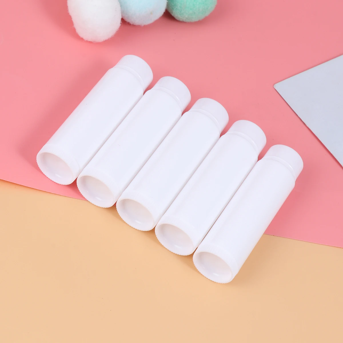 

25pcs 5G Empty Plastic Lip Balm Tubes Containers For Lipstick Lip Gloss Storage Clear With Caps Packaging Diy Crafts