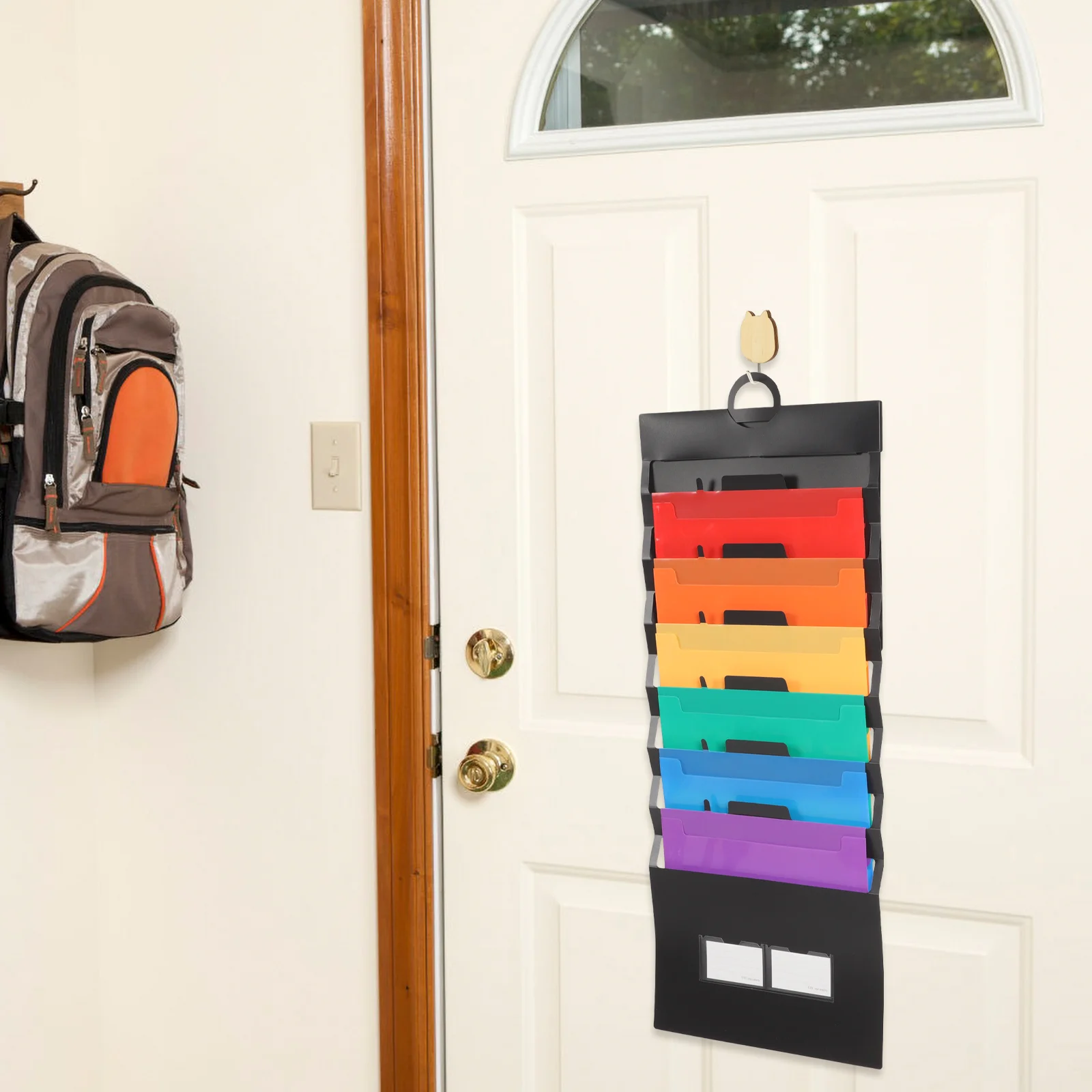 Rainbow Accordion Bag Document Storage Outdoor File Multi-layer Paper Organizer