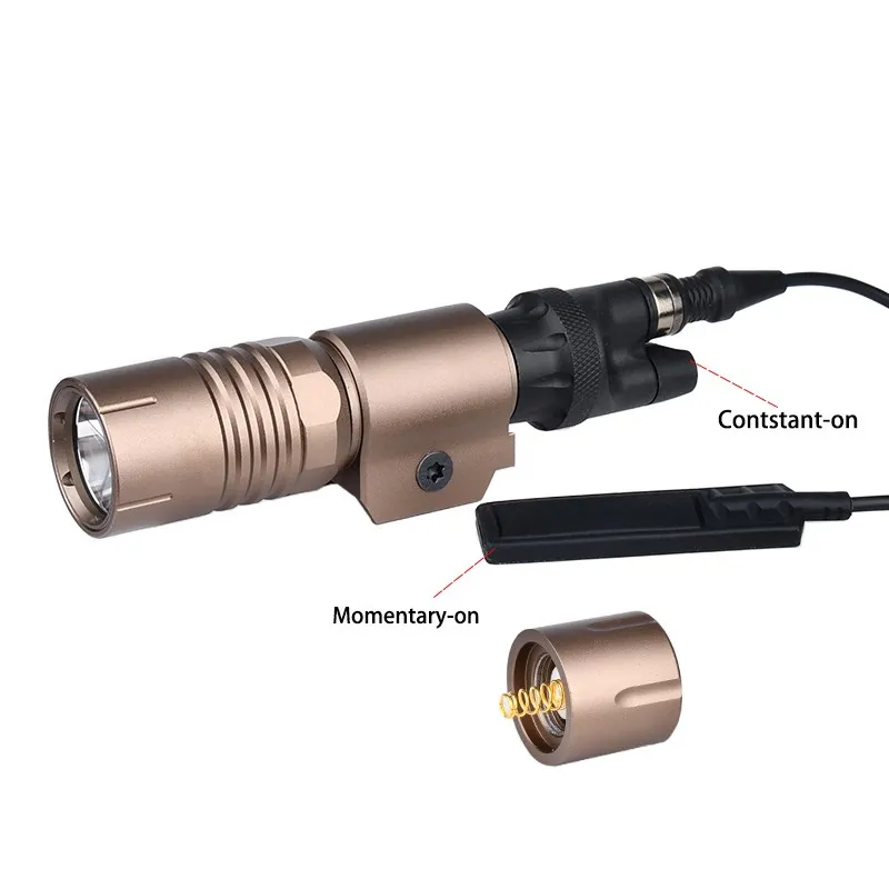 Tactical PL350 PLHv2 Flashlight Wadsn White LED PL350 Scout Light Outdoor Hunting PLHv2 Hanging Spotlight Dual Funtion Switch