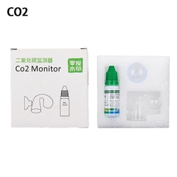 Aquarium CO2 Indicator Solution Monitor Plants Grass CO2 System Concentration Fish Tank Glass Liquid Tester Fluid Drop Checker