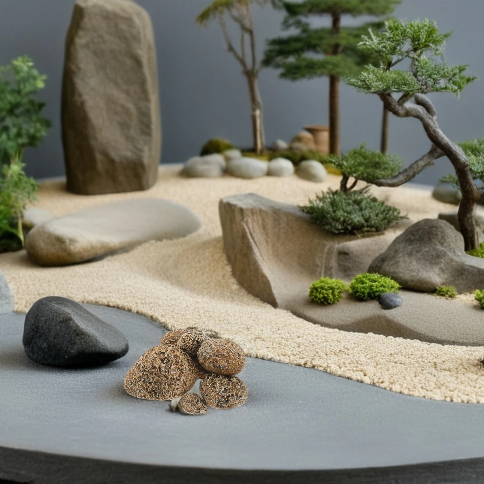 

6pcs Simulated Model Artificial Fake Rocks for DIY Decorative Faux Stones Landscape Garden Yard Lightweight PVC