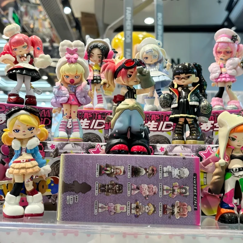 

Оригинальный Yandere Girl Parasitism Id Series слепая коробка аниме фигурки Caixa Caja куклы подарок настольный орнамент Mystery Box модная игрушка