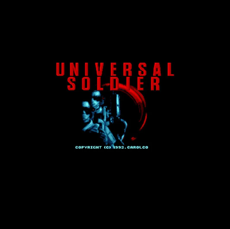 Universal Soldier 16 bit Big Gray Game Card For NTSC Game Player Drop Shipping