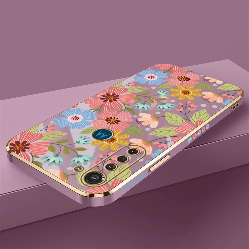 G8 Power Painting Flower Case For Motorola Moto G30 G10 G60 G52 G22 G50 G60 G40 Fusion Lite G9 Play E7 Plus Edge 20 Soft Cover