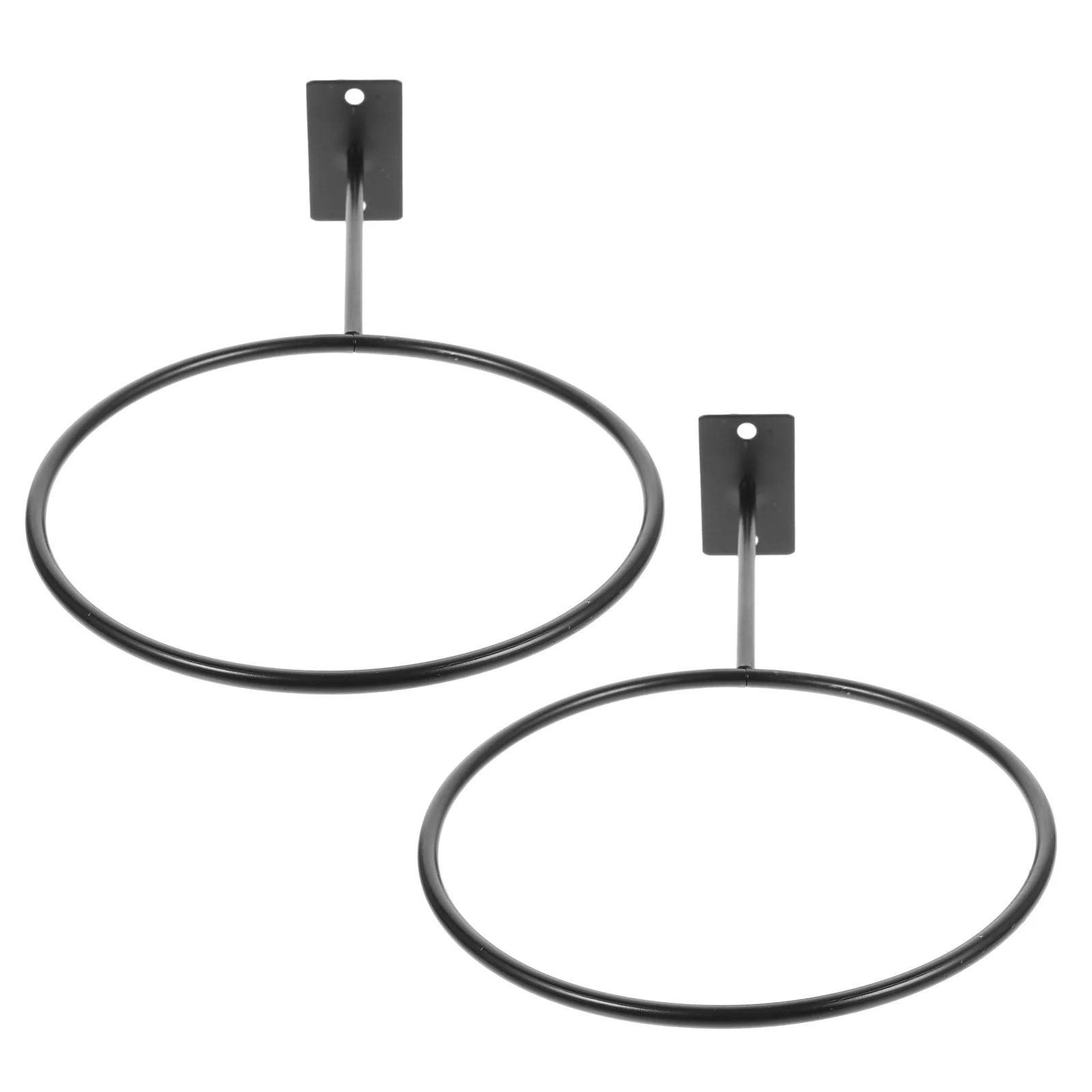 2Pcs Ball Basketball Rack Caps Wall Mount Balls Holder Basketball Display Rack Basketball Holder Football Storage Stand