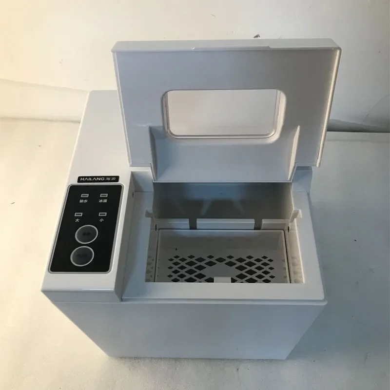 เครื่องทำน้ำแข็งไฟฟ้า15กก./เครื่องผลิตน้ำแข็งทรงกระสุนกลมแบบพกพาบาร์คาเฟ่เล็กๆ220V