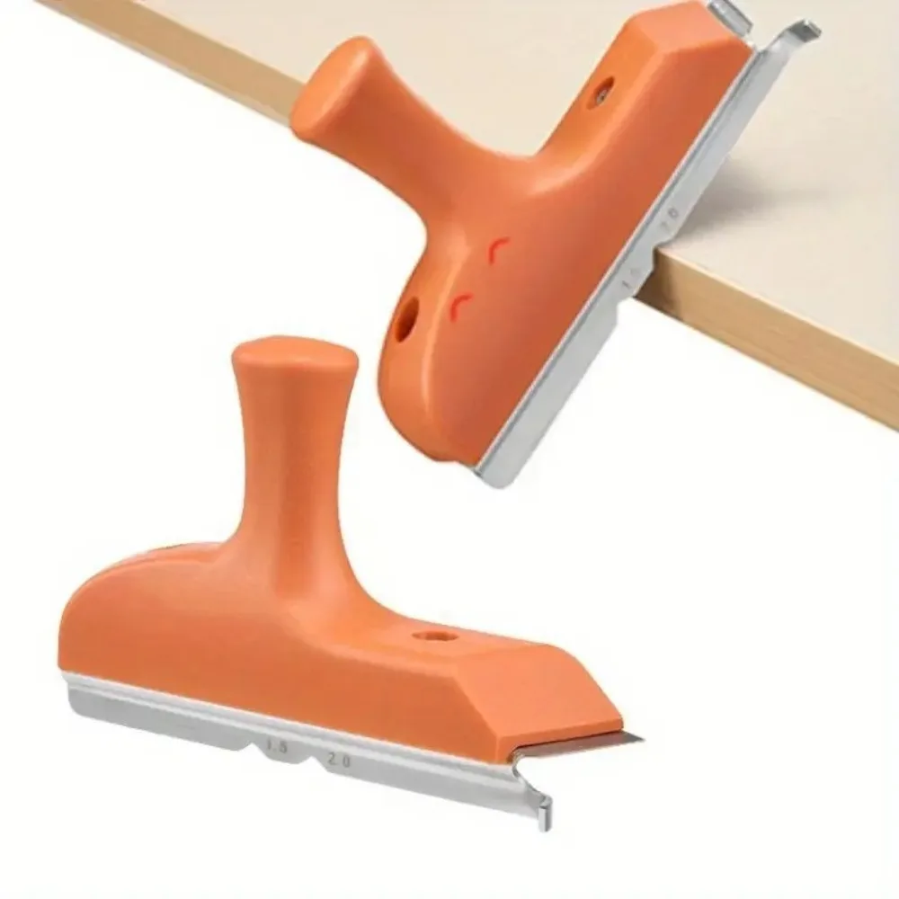 

3 in 1 Wood Chamfer Scraper Deburring Tool Manual Woodworking Edge Trimmer for Right Angle Arc Shaping