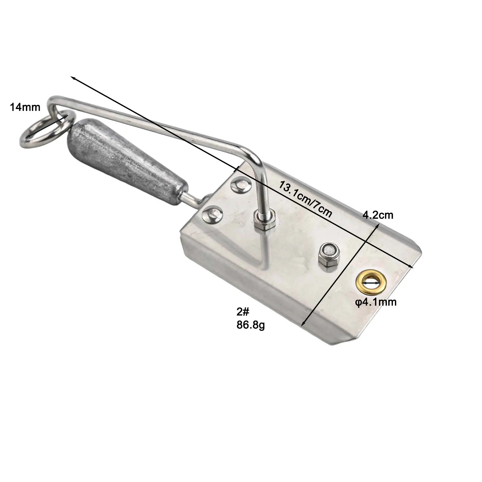 A Must Have Tool for Fishermen Lightweight Stainless Steel Trolling Diving Board Enhances Your Overall Catching Experience