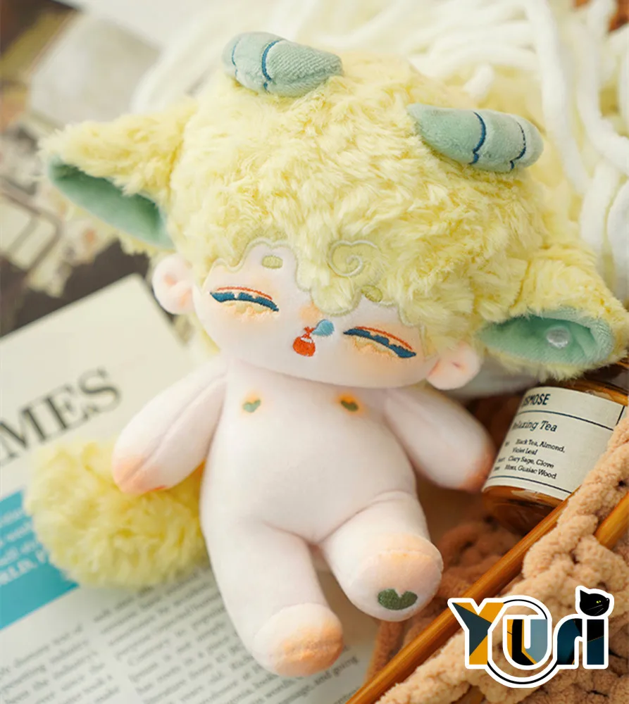 

In Stock Yuri Kpop Sleep Lamb Ear Tail 20cm Plush Doll Toy Stuffed Body Soft Cute Cosplay C GL