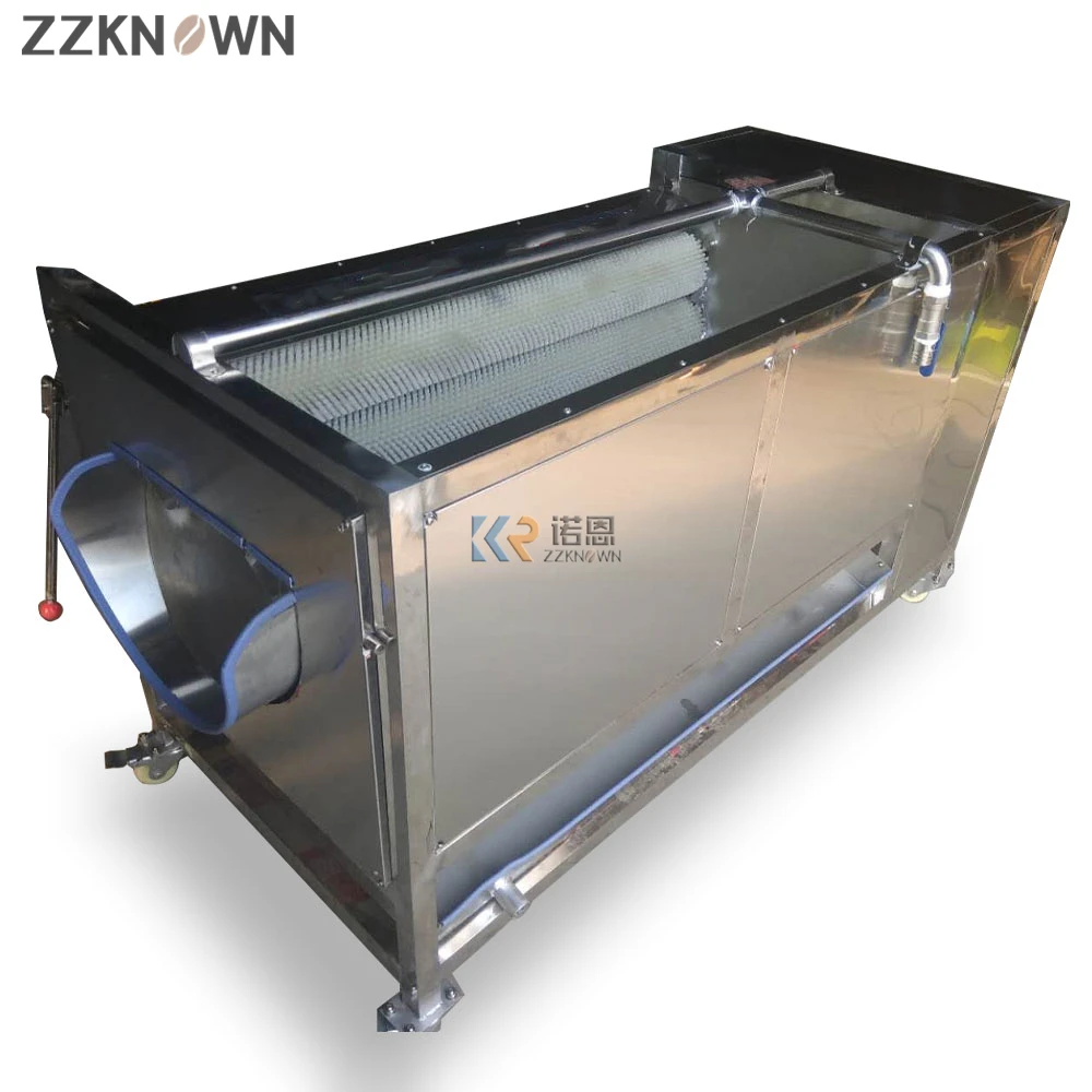 600-800 كجم/ساعة سعة البطاطس الحلوة الفول السوداني والزنجبيل والبصل والخضروات آلات غسل المرابط التجارية آلات تنظيف التفاح